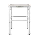 Weisshorn Folding Camping Table 90CM Adjustable Portable Outdoor Picnic Desk - Top-Down View