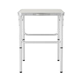 Weisshorn Folding Camping Table 90CM Adjustable Portable Outdoor Picnic Desk - Top-Down View