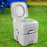 Weisshorn 20L Portable Camping Toilet Outdoor Flush Potty Boating - Close-Up Angle
