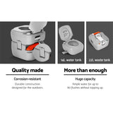 Weisshorn 22L Portable Camping Toilet Outdoor Flush Potty Boating - Top-Down View