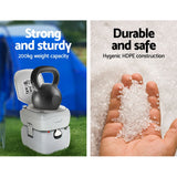 Weisshorn 22L Portable Camping Toilet Outdoor Flush Potty Boating - Close-Up Angle