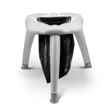 Weisshorn Portable Folding Toilet Camping Outdoor Caravan Plastic Bag - Side View