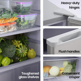 GECKO 70L Portable Bar Fridge and Freezer 12V/24V for Camping, Caravans, Silver - Extra Image