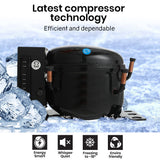 GECKO 125L Portable Upright Fridge, 12V/24V for Motorhome, Caravan, Silver - Extra Image