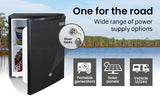 GECKO 57L Portable Camping Bar Fridge with Freezer 12V/24V, Black - Extra Image