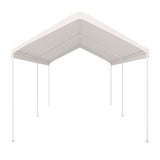 Instahut Carports 3x6m Carport Kits Steel Shelter Gazebo Canopy Garage Portable Garden Shed - Top-Down View