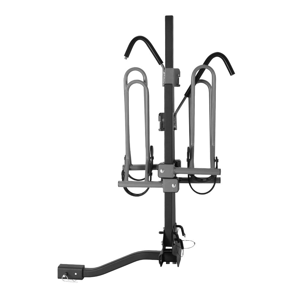 Giantz 2 Bicycle Bike Carrier Rack Car 2 Hitch Mount Platform Foldable Black,Giantz 2 Bicycle Bike C