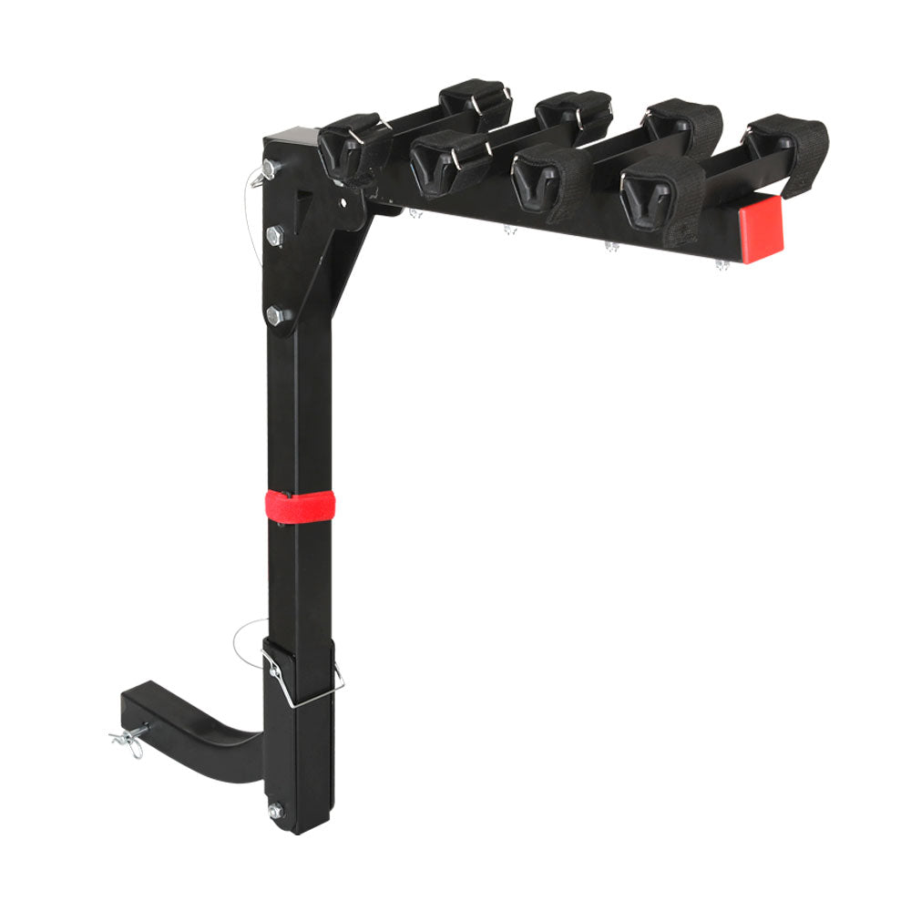 Giantz 4 Bicycle Bike Carrier Rack Car 2 Hitch Mount Foldable Black,Giantz 4 Bicycle Bike Carrier Rack Car 2 Hitch Mount Foldable Black