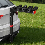 Giantz 4 Bicycle Bike Carrier Rack Car 2 Hitch Mount Foldable Black,Giantz 4 Bicycle Bike Carrier Rack Car 2 Hitch Mount Foldable Black - Close-Up Angle