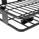Giantz Universal Car Roof Rack Basket Luggage Vehicle Cargo Carrier 160cm Black - Top-Down View