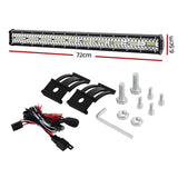 Giantz 28-Inch LED Offroad Spot and Flood Light Bar for Trucks and SUVs - Front View