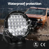 Giantz 9-Inch Dual LED Driving Lights - High-Performance Flood & Spot Lights for Cars, Trucks, & SUVs (12V/24V) - 45-Degree Angle