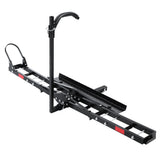 Giantz Motorcycle Motorbike Carrier Rack Ramp 2Towbar Adjustable Height Black,Giantz Motorcycle Moto