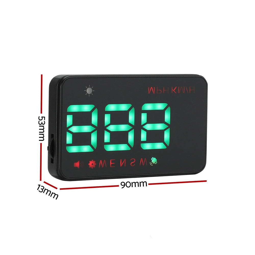 Giantz Universal GPS Heads-Up Display Speedometer with Overspeed Alert and Dual Modes