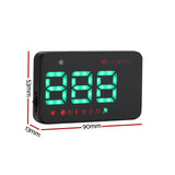 Giantz Universal GPS Heads-Up Display Speedometer with Overspeed Alert and Dual Modes - Front View