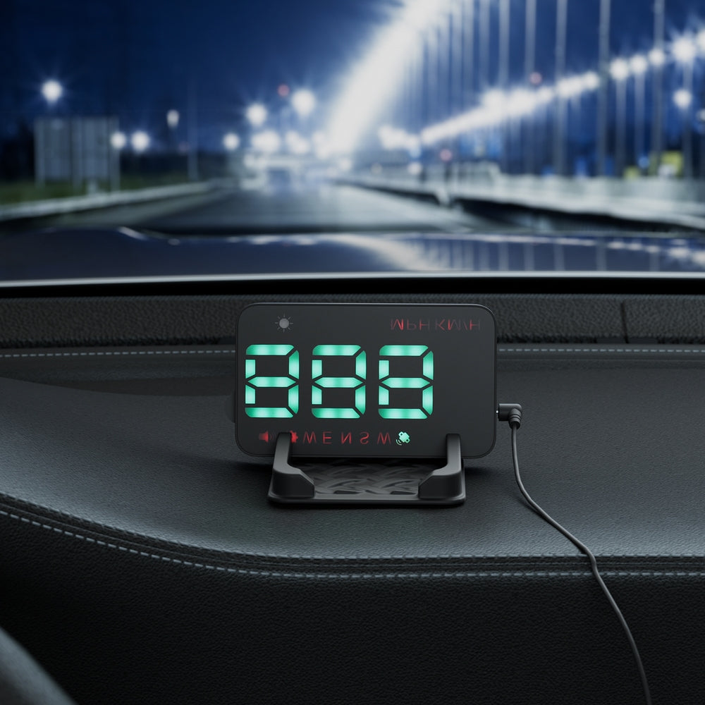 Giantz Universal GPS Heads-Up Display Speedometer with Overspeed Alert and Dual Modes