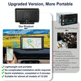7 Touch Display Car Navigator With Wireless Carplay Bluetooth And Reversing Image - Portable And Smart - Top-Down View