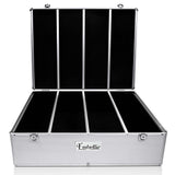 Embellir CD Case DVD Cases Storage Box 1000 Discs Aluminium Case DVD Folders - Side View