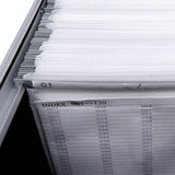 Embellir CD Case DVD Cases Storage Box 1000 Discs Aluminium Case DVD Folders - Close-Up Angle