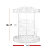 360° Rotating Acrylic Makeup Organizer - Embellir Cosmetic Storage Case - Front View