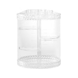 360? Rotating Acrylic Makeup Organizer - Embellir Cosmetic Storage Case