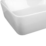 Cefito Bathroom Basin Ceramic Vanity Sink Hand Wash Bowl 48x37cm White - Side View