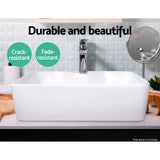 Cefito Bathroom Basin Ceramic Vanity Sink Hand Wash Bowl 48x38cm - Side View