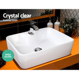 Cefito Bathroom Basin Ceramic Vanity Sink Hand Wash Bowl 48x38cm - 45-Degree Angle