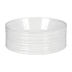 Cefito Bathroom Basin Vanity Sink Vessel Ceramic White Round Countertop 36cm