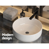 Cefito Bathroom Basin Ceramic Vanity Sink Hand Wash Bowl 35x12cm - 45-Degree Angle