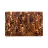5-Star Chef Acacia Wooden Cutting Board End Grain Chopping Board - Side View