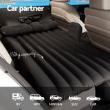 Weisshorn Car Mattress 134x78 Inflatable SUV Back Seat Camping Bed Black - Top-Down View