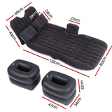 Weisshorn Car Mattress 176x80 Inflatable SUV Back Seat Camping Bed Charcoal - Front View