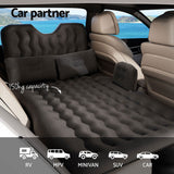 Weisshorn Car Mattress 176x80 Inflatable SUV Back Seat Camping Bed Charcoal - Top-Down View