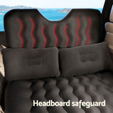 Weisshorn Car Mattress 176x80 Inflatable SUV Back Seat Camping Bed Charcoal - 45-Degree Angle