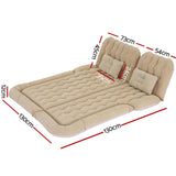 Weisshorn Car Mattress 175x130 Inflatable SUV Back Seat Camping Bed Beige - Front View