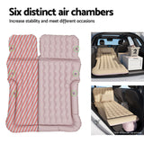 Weisshorn Car Mattress 175x130 Inflatable SUV Back Seat Camping Bed Beige - 45-Degree Angle