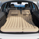 Weisshorn Car Mattress 175x130 Inflatable SUV Back Seat Camping Bed Beige - Close-Up Angle