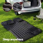 Weisshorn inflatable car mattress for SUV back seat, black, non-slip bottom