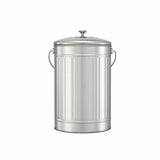 Gardeon Compost Bin Kitchen Countertop Food Waste Caddy 6L Silver - Extra Image