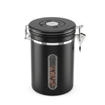 5-Star Chef 1.8L Stainless Steel Coffee Bean Storage Container Coffee Canister