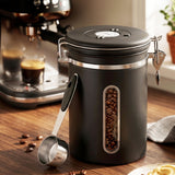 5-Star Chef 1.8L Stainless Steel Coffee Bean Storage Container Coffee Canister - Extra Image