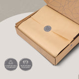 Cosy Club Washed Cotton Sheet Set Grey Double - 45-Degree Angle