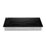 Devanti 60cm Electric Ceramic Touch Control Cooking Hob - Top-Down View