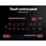 Devanti Electric Ceramic Cooktop 77cm - Rear View