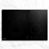 Devanti Electric Ceramic Cooktop 77cm - Low Angle