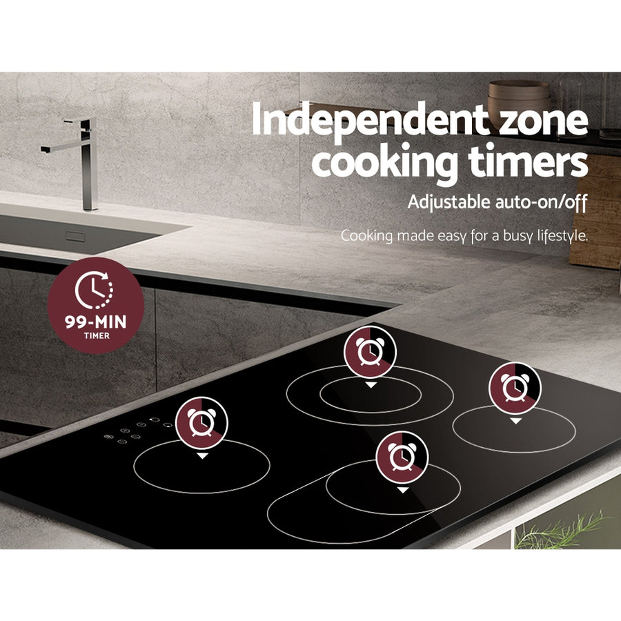 Devanti Electric Ceramic Cooktop 77cm, image 7