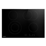 Devanti Electric Ceramic Cooktop 77cm - Front View