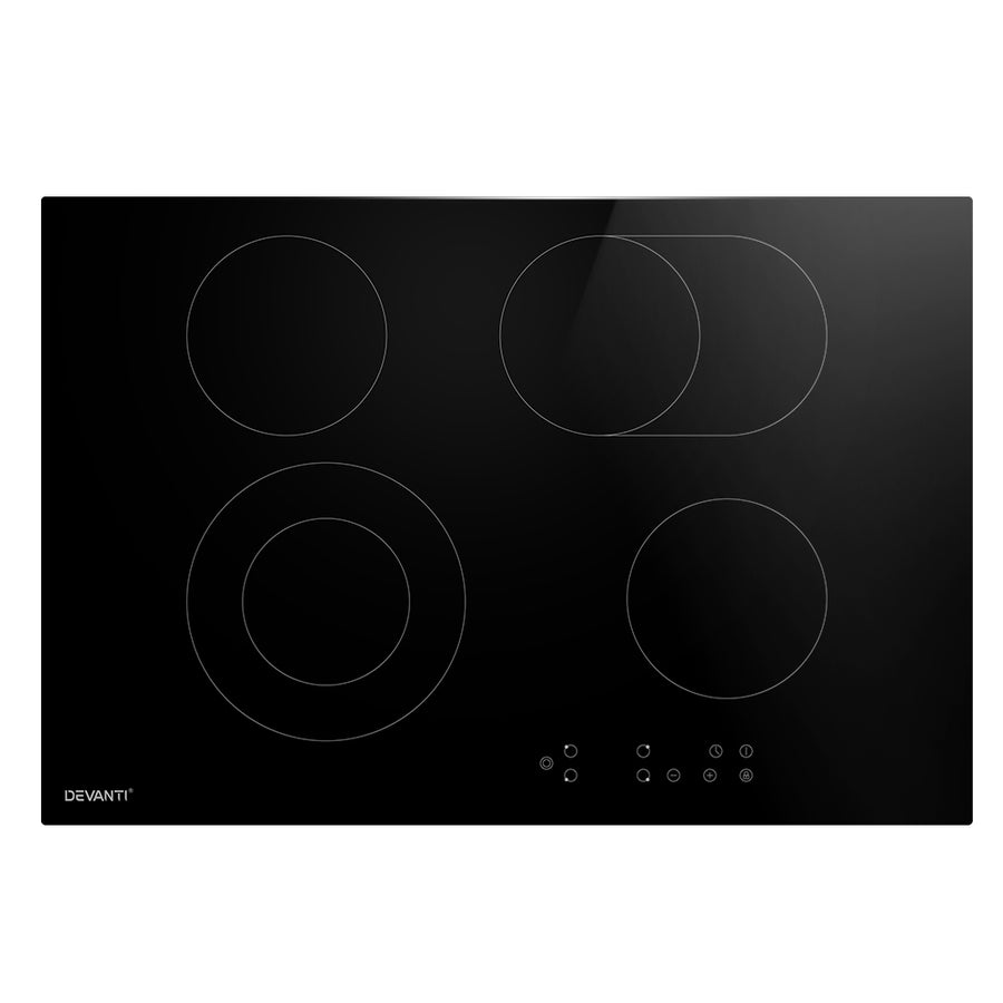 Devanti Electric Ceramic Cooktop 77cm, Electric