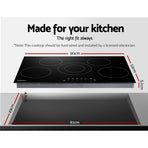 Devanti Electric Ceramic Cooktop 90cm, image 3
